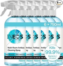 INEOS Next-Gen Cleaning Antibac Spray, 4.5L (750ml x 6), Multi-Room, Plant Power 6.38 per litre