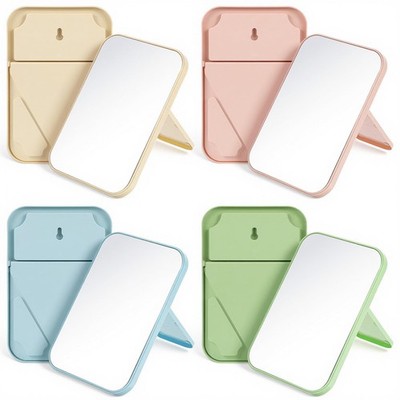 8 Pack Desktop Makeup Mirrors, 8'' Adjustable Portable Foldable Travel Mirrors...