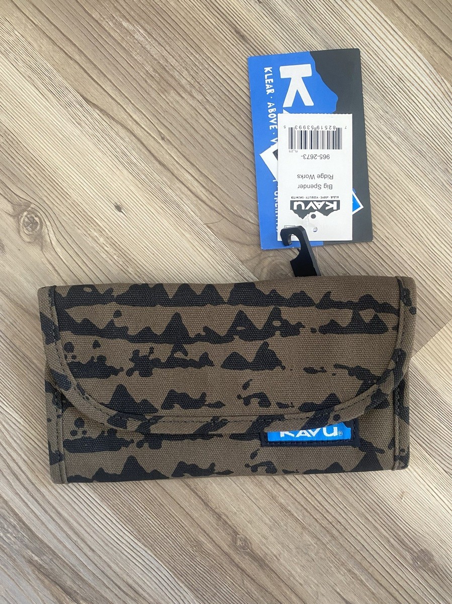 KAVU Big Spender Camo Loves The Outdoors Wallet Trifold Ridge