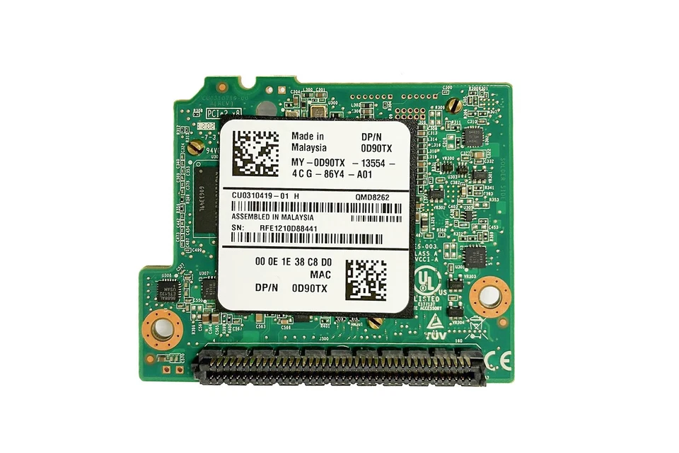 Network card Dell Qlogic QMD8262-K 2x10GbE BASE-KR BNDC D90TX - Image 3 of 3