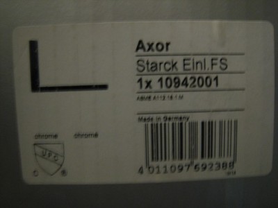 Hansgrohe AXOR 10942001 Starck Shower Collection Tubspout Chrome