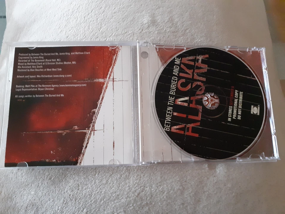 Between The Buried And Me ‎– Alaska CD 2005 RARITÄT Progessiv Metal, Metalcore - Bild 3 von 4