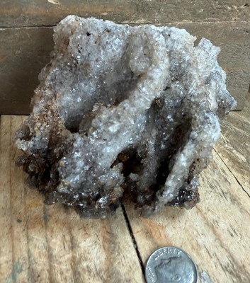4'' Stalactite Crystal Cluster has Druzy Calcite and Aragonite Crystal Formations