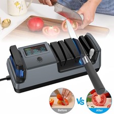 5 in 1 Electric Knife Sharpener-3 Rotational Speed Sharpeners for Kitchen Knives