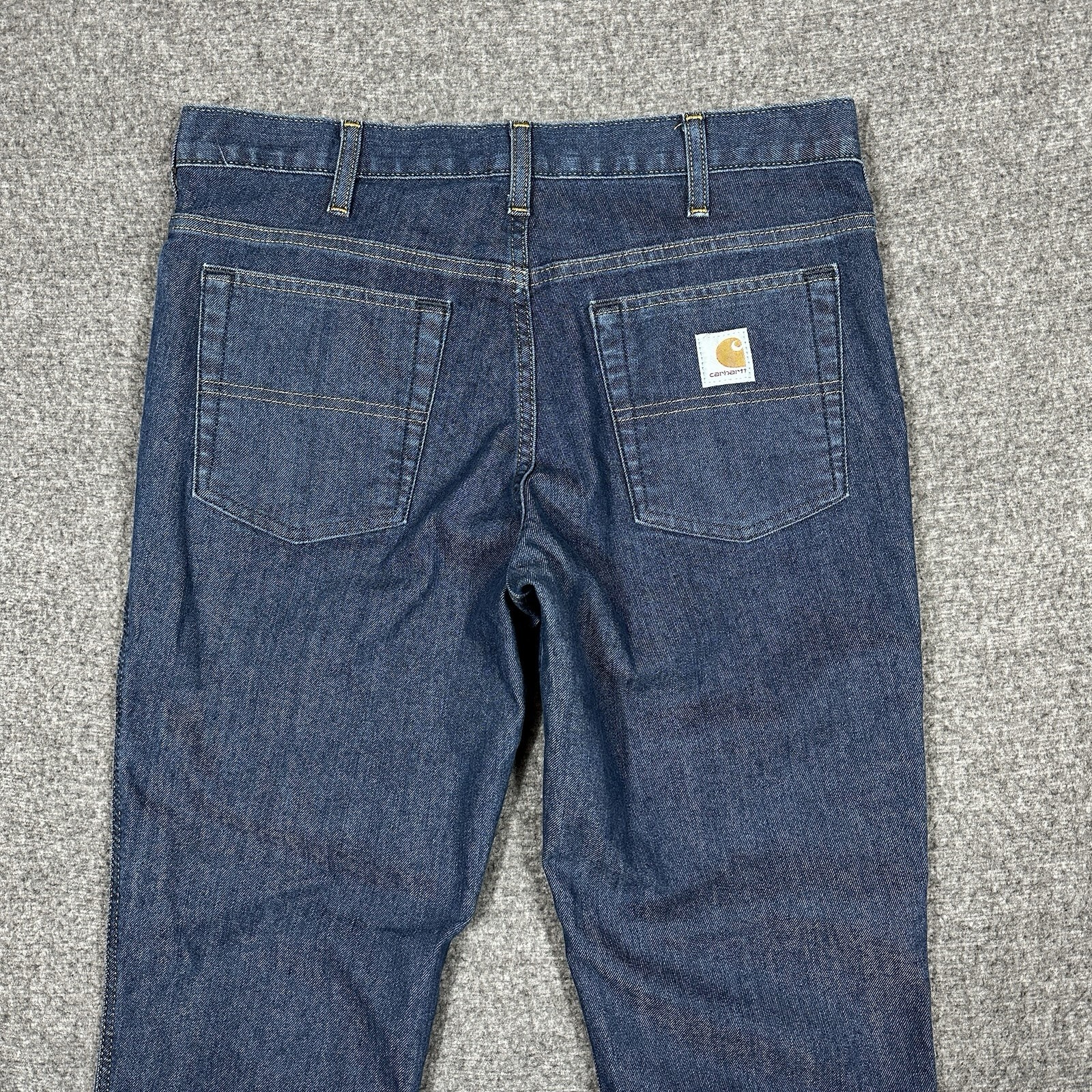 Women&rsquo;s Relaxed Fit Dark Wash Work Blue Size 6 Reg 393-83 New