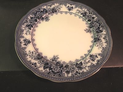 Vintage Keeling & Co. Colwyn 10-1/2'' Dinner Plate Flow Blue NICE!!!