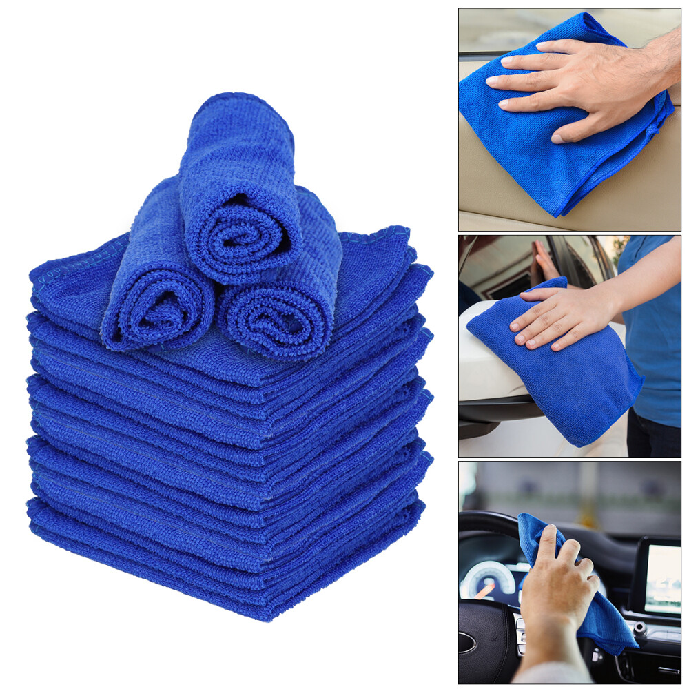 3er Set Microfasertücher 30x30cm - Kratzfrei Für Auto & Haushalt