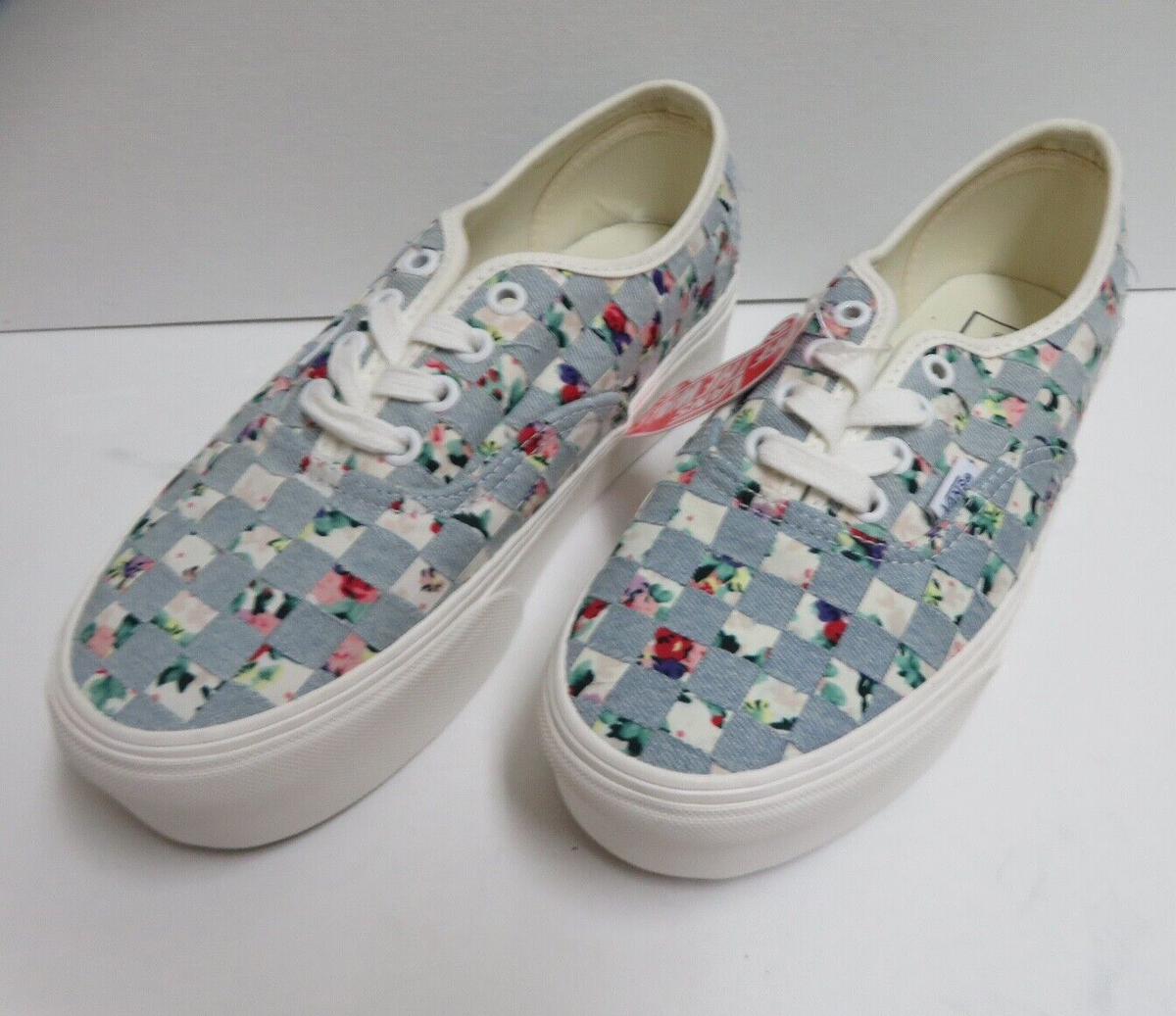 Size 9 - Vans Authentic Stackform Woven - Floral and Denim Size 5 - Vans Authentic Stackform Woven - Floral and Denim  main image 2