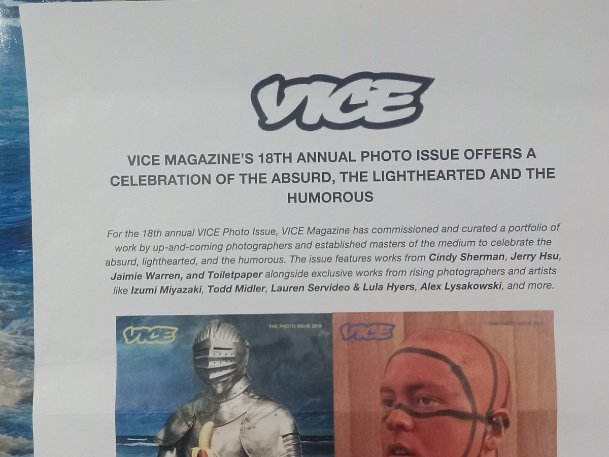 RARE COVER- VICE- The Photo Issue 2019 Magazine Book | eBay