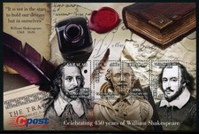 Curacao 2014 Shakespeare Literature Writers Art MNH