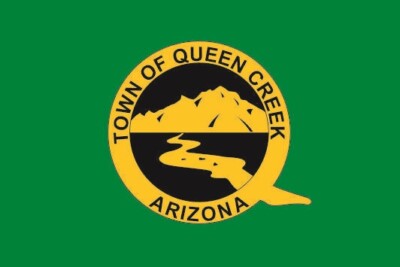 Fahne Flagge Queen Creek Town (Arizona) 40 x 60 cm Bootsflagge Premiumqualität