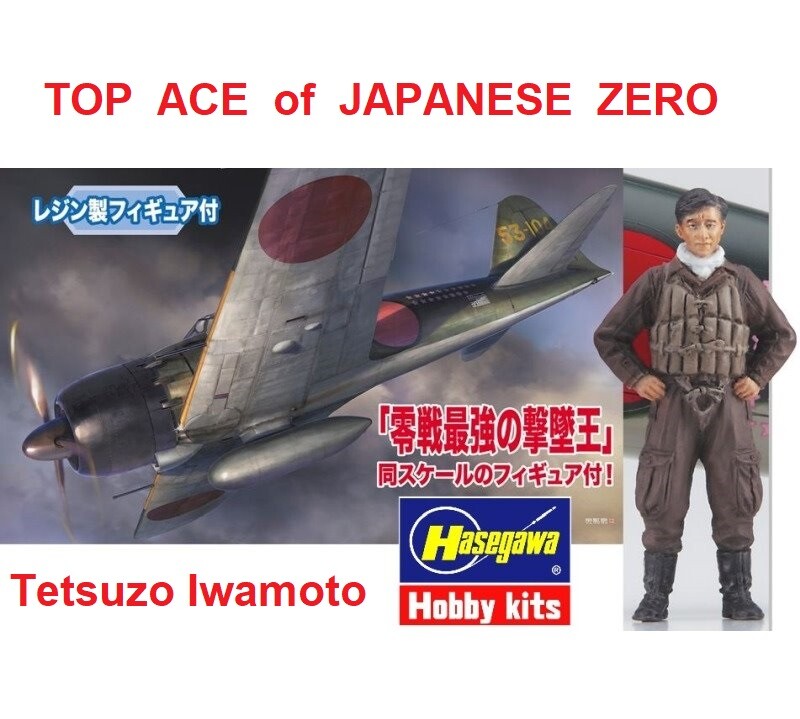Hasegawa 07497 1/48 A6M5 Zero Fighter Type 52 Kit w/ 