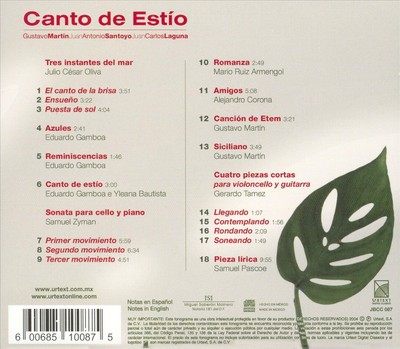 CANTO DE EST¡O