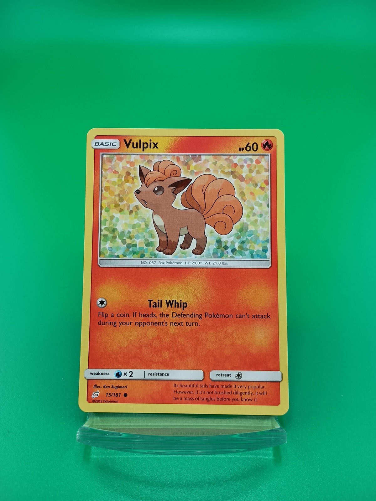 Vulpix 15/181 Team Up Non Holo Common Pokemon Card NM