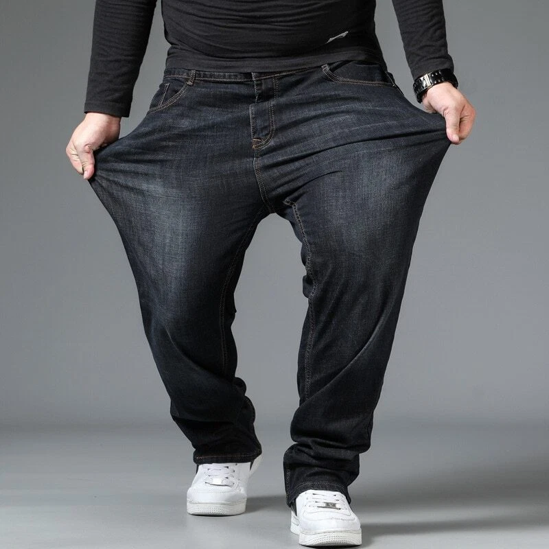 Mens high sale waisted black jeans