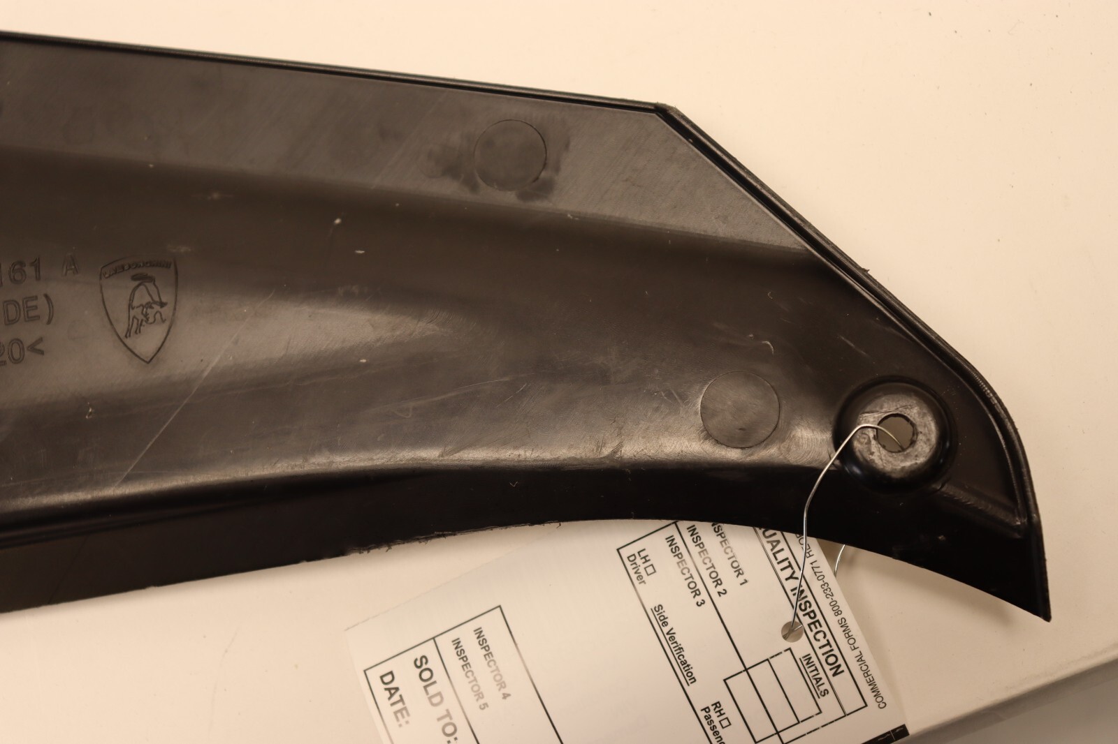 2016 LAMBORGHINI AVENTADOR LP-700 FRONT CENTER TRUNK INNER COVER PANEL OEM