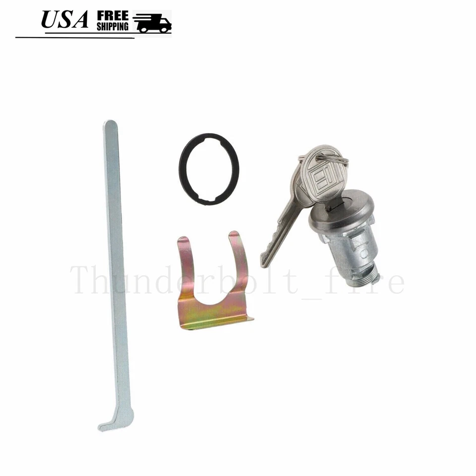 Kit de llave cabeza de pera tapa acanalada bloqueo maletero coche para Chevy Corvette Impala Pontiac EE. UU. Foto 2 de 4