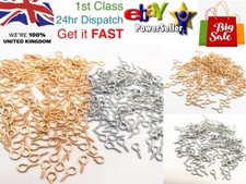 Screw Eye Hooks Clasp DIY Jewellery Finding Screw In Eyelet Tiny Eye Nail Hanger