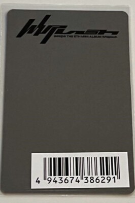 aespa KARINA Whiplash Warner Music Official Photocard Photo Card PC