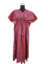 Cotton Caftan Long Dress Women Beach Wear Gown Printed Kaftan For Boho kaftans
