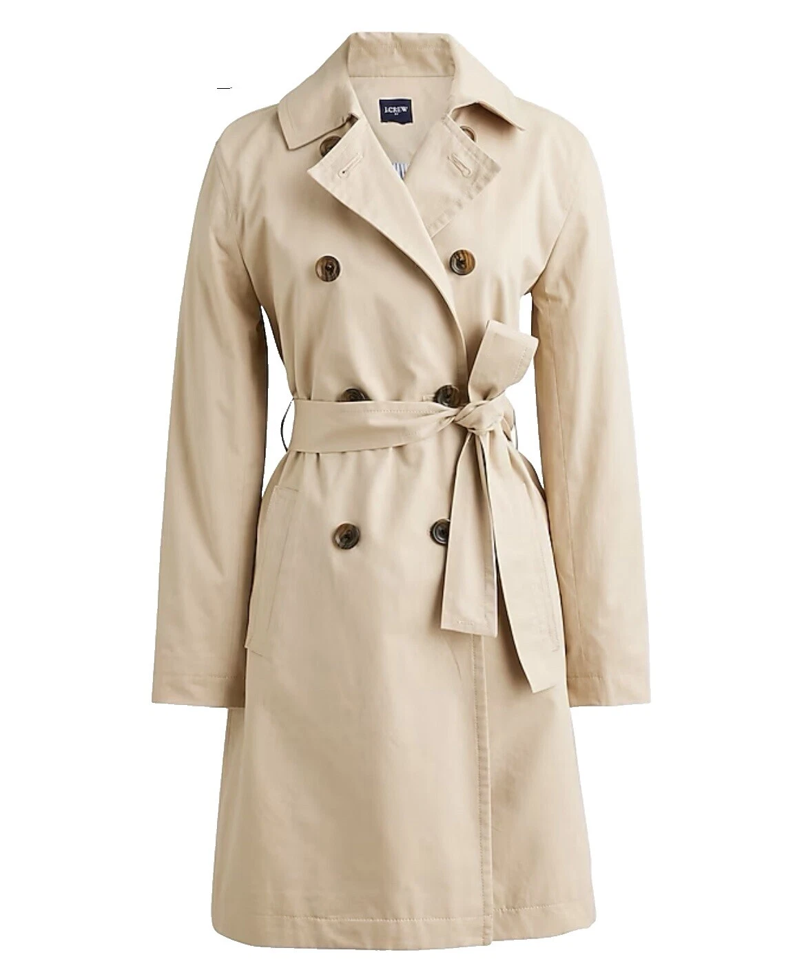 Trench Coat Solid Plus Size Coats, Jackets & Vests for Women