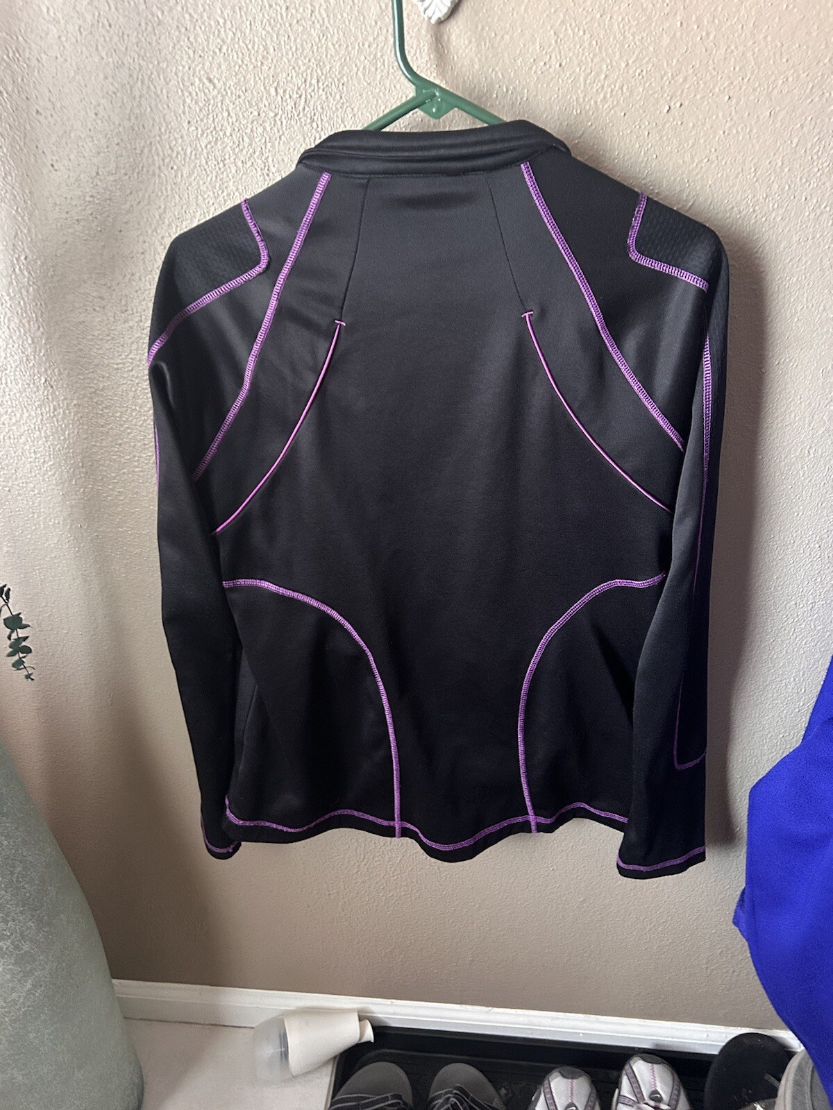 Giacca da pista FILA Sport nera rosa full zip poliestere spandex Donna L