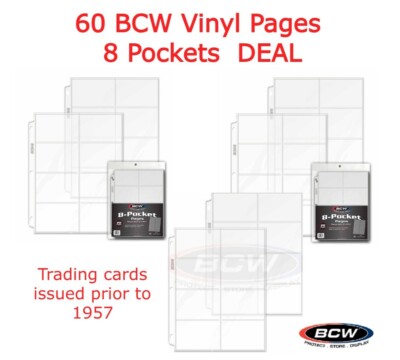 BCW Bolsas De Polipropileno Transparentes De 2 Il Para Revistas De 8-3