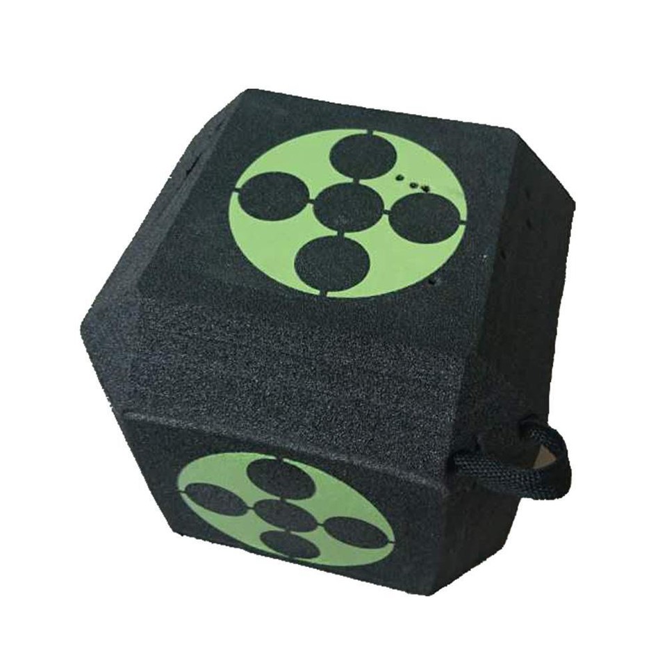 9‘’x9''x9'' Archery Polyhedral Target 3D High Density Foam Cube Target ...