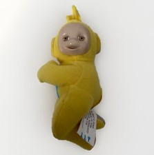 2000 Vintage Teletubbies Yellow Lala Clip Keychain Backpack Plush Y2K
