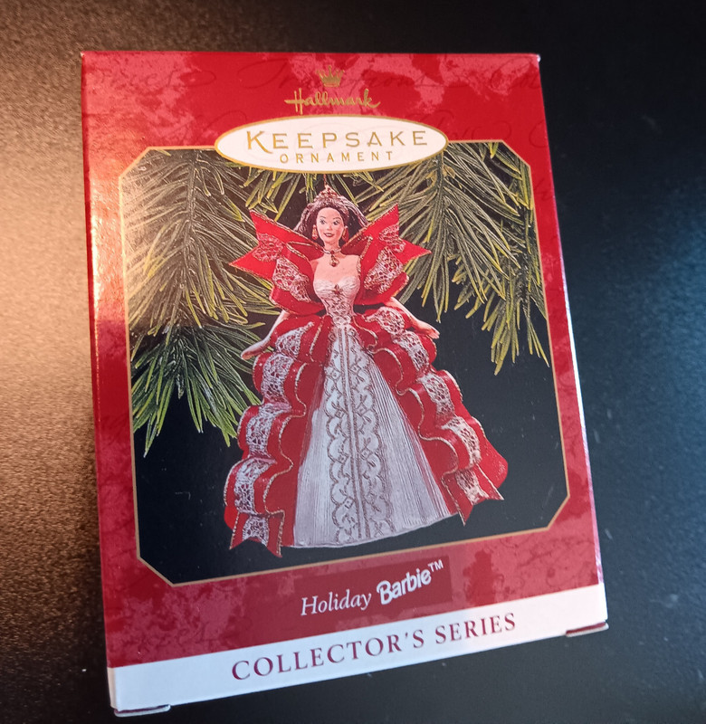 Hallmark Keepsake Ornament Holiday Barbie 1997 Collector's Series 5