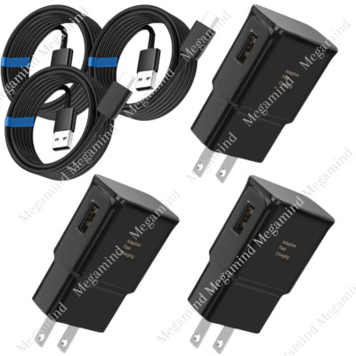 3 PACK Adaptive Fast Charger Type C Charger C Cable for Samsung Galaxy S21/S20