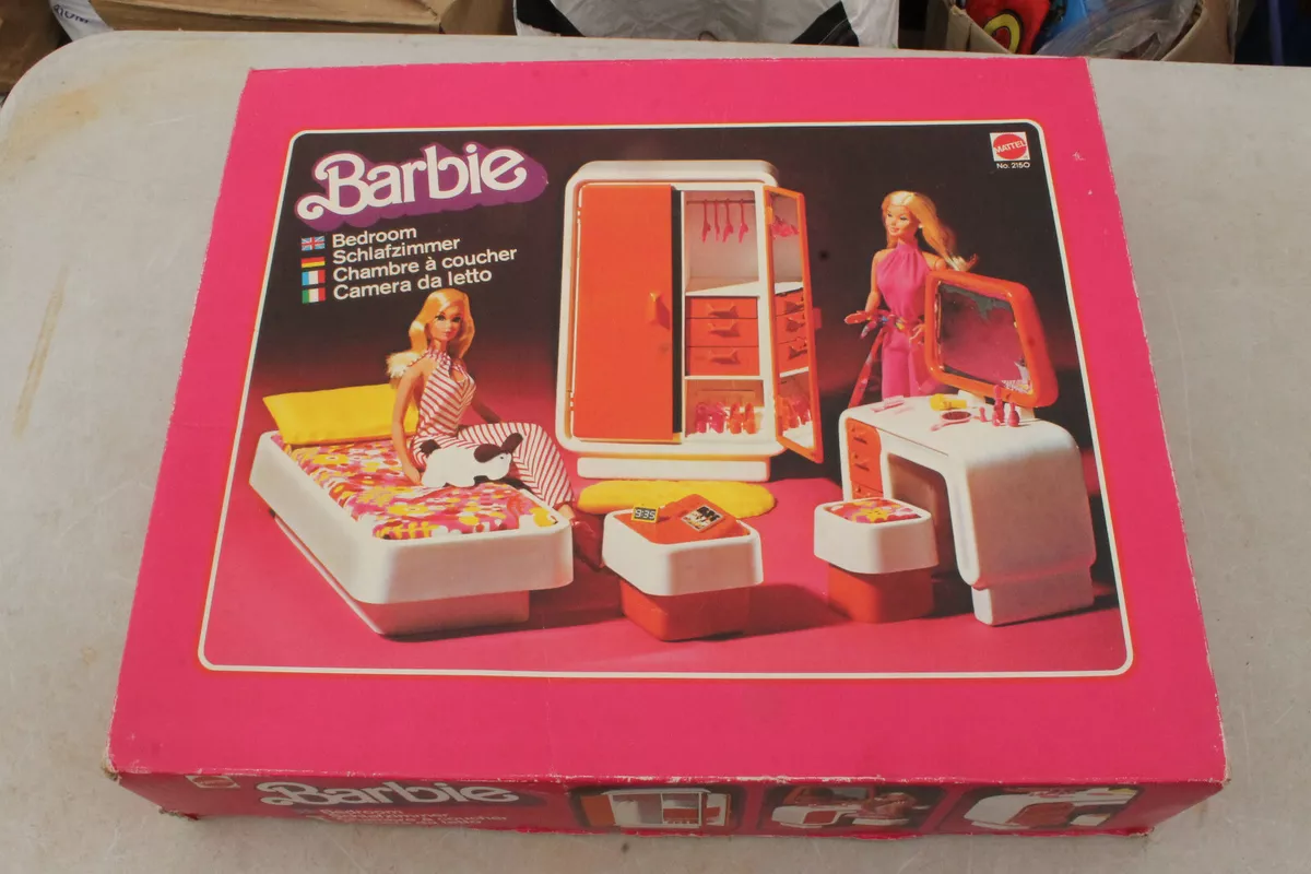 vintage BARBIE Bedroom 1977 - ref 2150