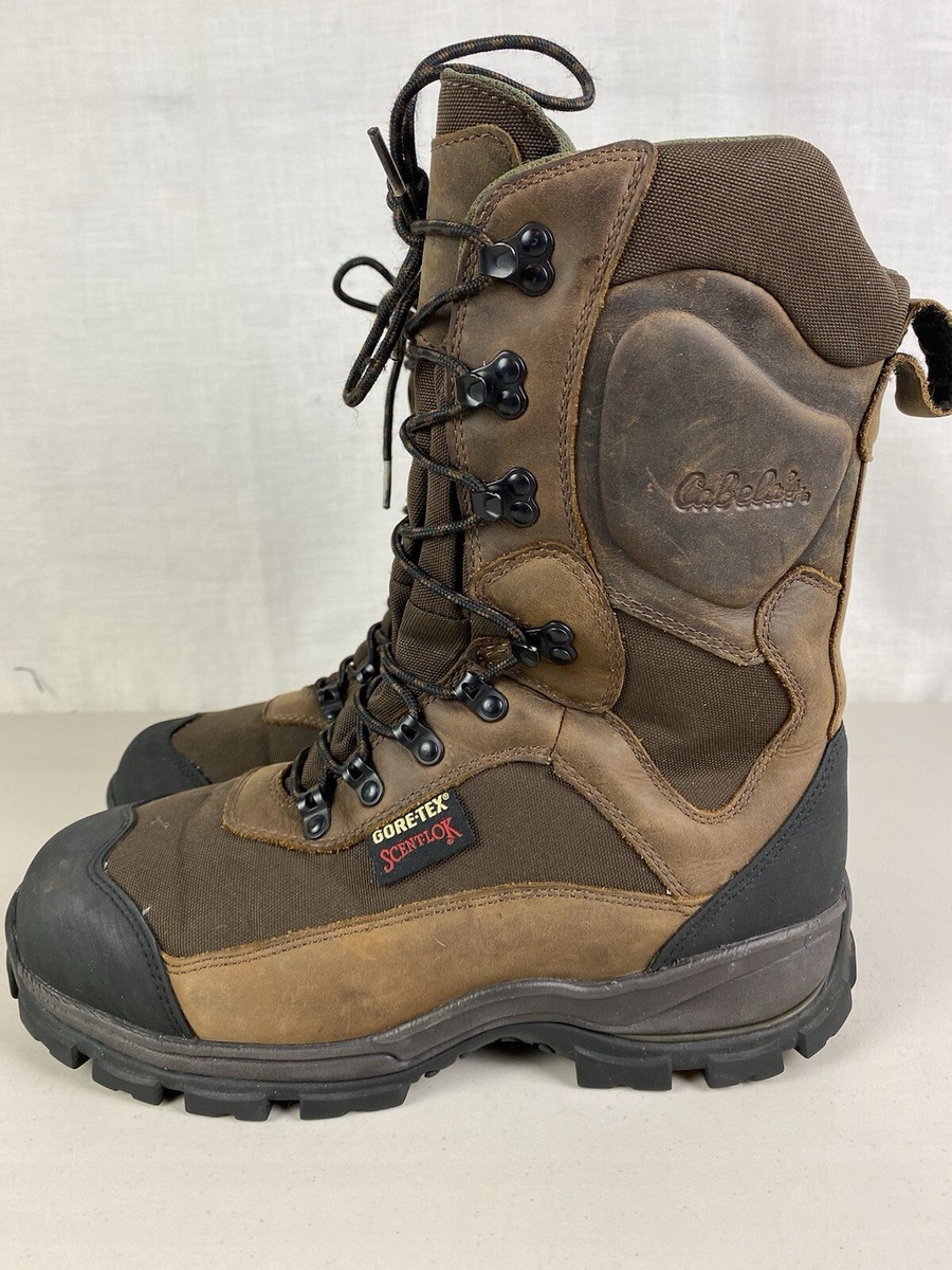 Cabelas Men's Boots Gore-Tex Thinsulate Ultra Scent-Lok Size 9M 81