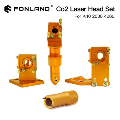 Gold CO2 Laser Head with Reflect Mirror Holder for K40 Laser Engraver Machine