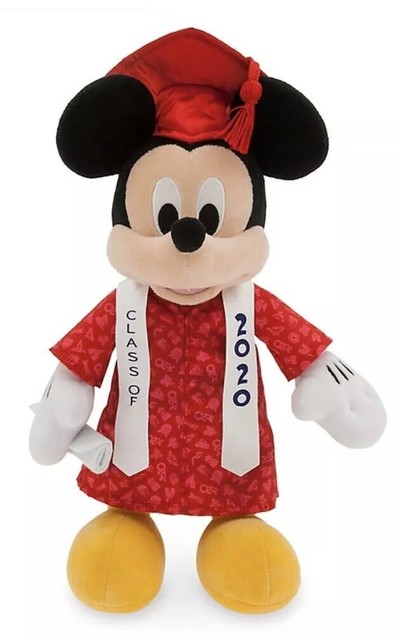 mickey mouse graduation plush