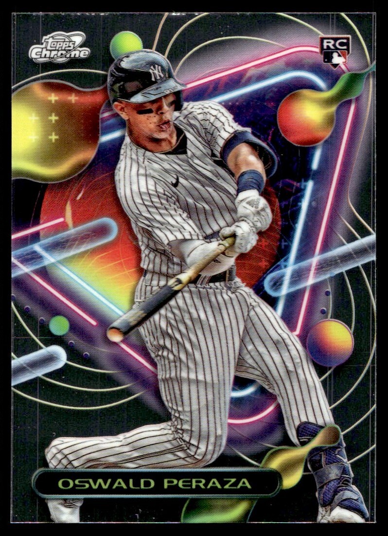 2023 Topps Cosmic Chrome Oswald Peraza Rookie A38 #84