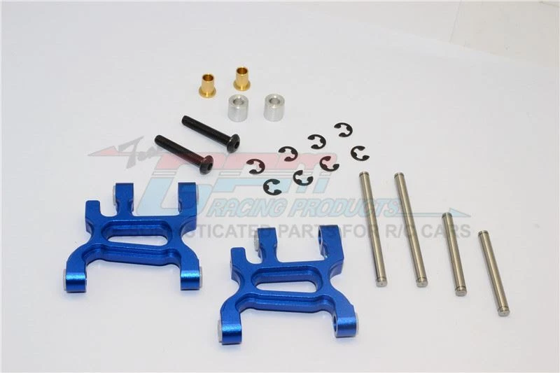GPM ALUMINIUM FRONT / REAR LOWER ARM TAMIYA WR02C HONDAY CITY TURBO 58611 57894 - Image 2 of 4