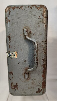 Vintage Blue Metal My Buddy 242 Fishing Tackle Box, Falls City