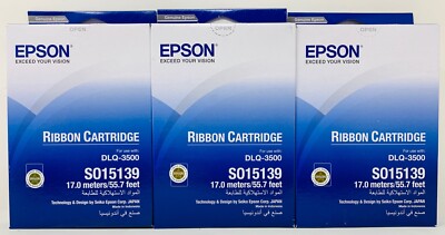Epson S015139 Band Original Schwarz Epson DLQ-3000/DLQ-3000 DLQ-3500 (X 3PZ)