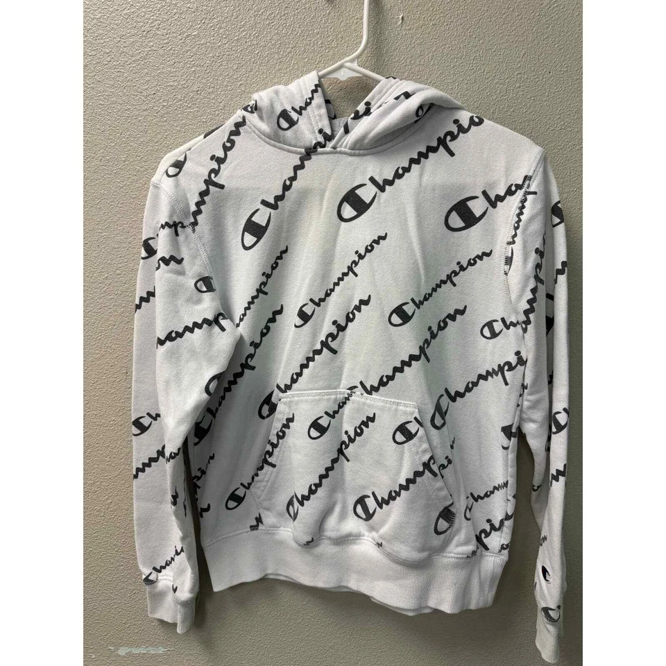 Champion Youth Sudadera con Capucha Blanca Talla L Foto 2 de 4