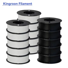 Kingroon Lot 10KG 3D Printer Filament 1.75 mm PLA PETG Matte 1KG Bundles Spools