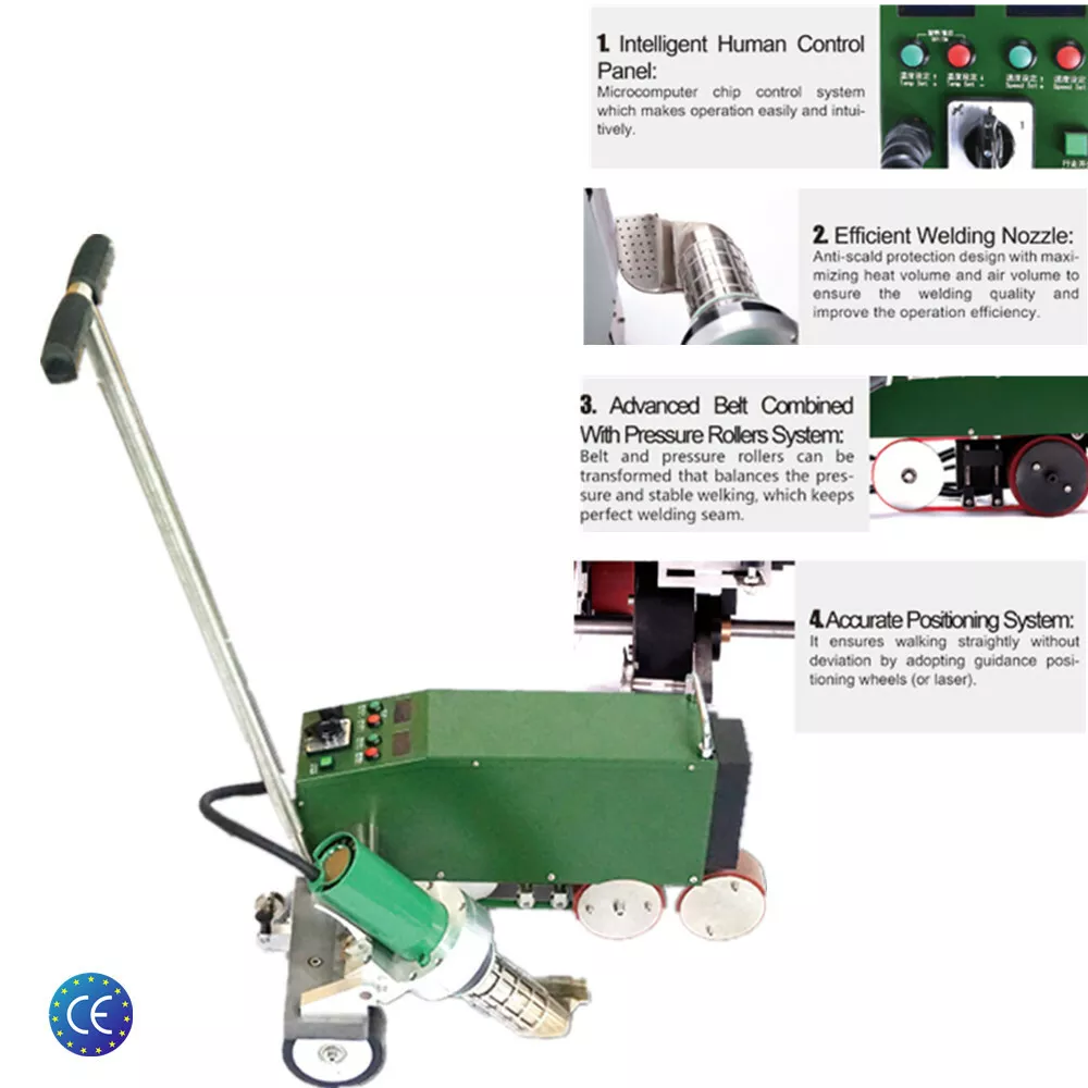 AC220V Roofing Hot Air Welding Machine for TPO Materials with 40mm