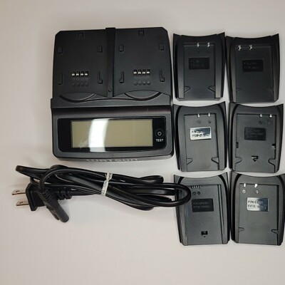 Watson LCD Dual Charger with Various Plates for NP-BN1 DMW