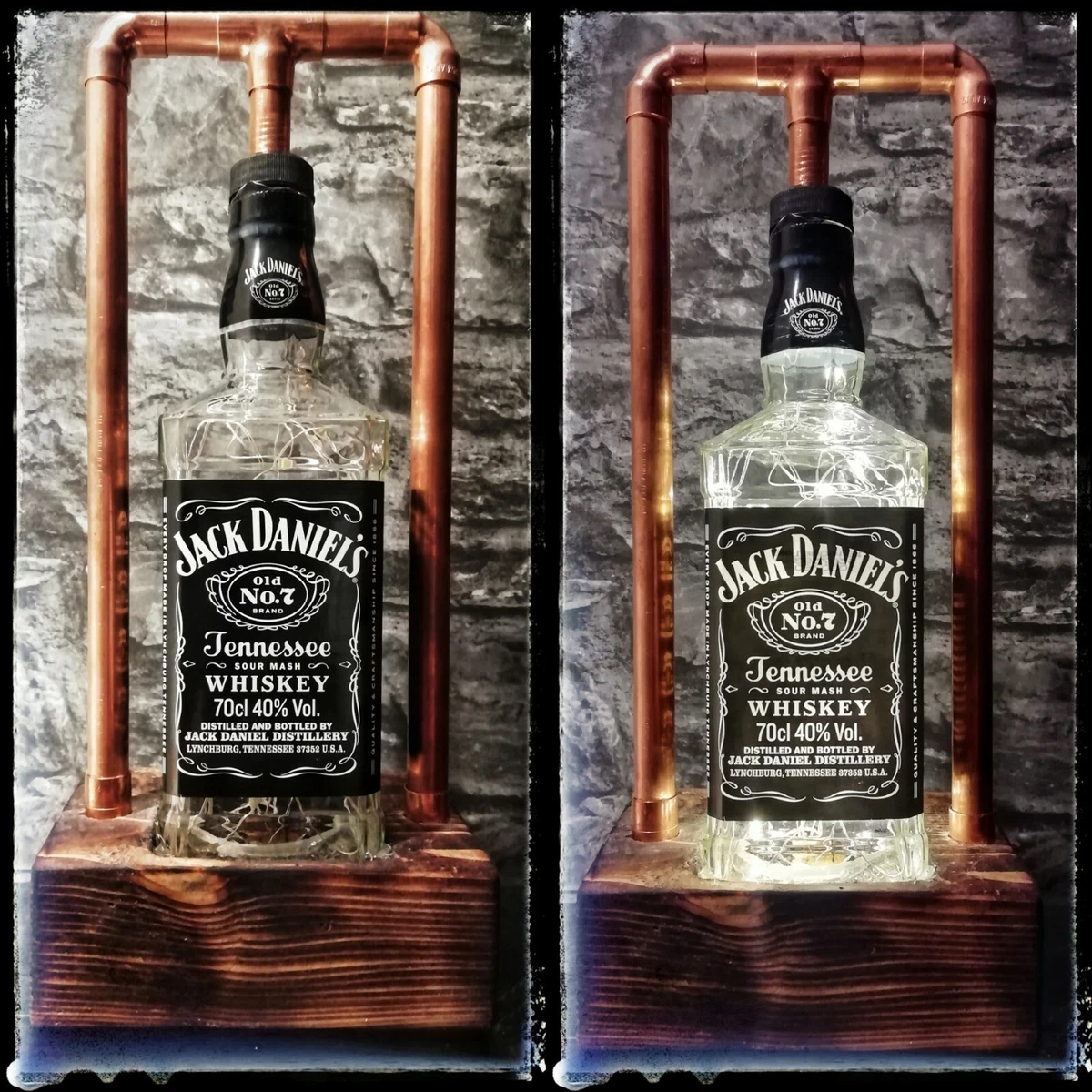 Steampunk cheap bottle lamp