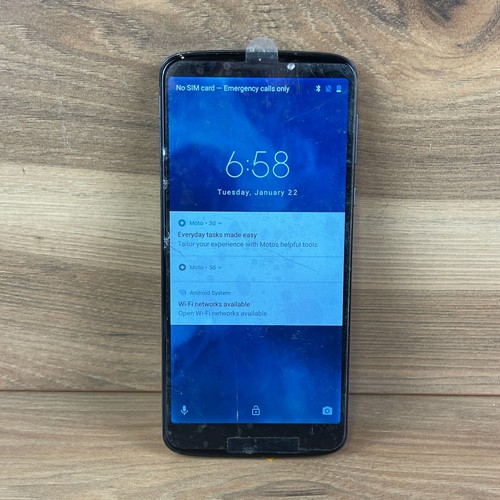 Motorola Moto E5 Plus Black 6" Display 12MP Rear 3GB Ram 32GB Android Smartphone - Picture 2 of 4