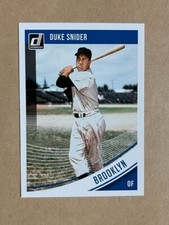 Duke Snider ~ 2018 Panini Donruss  #74 ~ Brooklyn ~ Free Ship