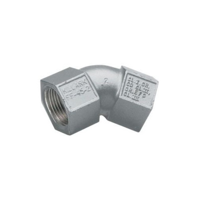 Killark FF-45-3, 1'', Aluminum, 45D, Female/Female, IMC/Rigid Conduit Elbow , 1pc
