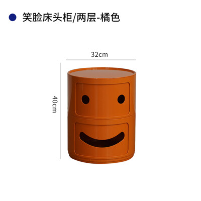 Bedside table Simple Internet celebrity bedroom ins Plastic storage side cabinet