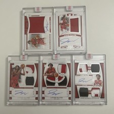 Ja’Kobe Walter National Treasures Complete Patch auto Complete Set Seal