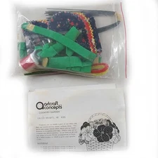 NOB 1976 Artcraft Concepts Country Garden Fabric Posies Flowers, Calico Brights